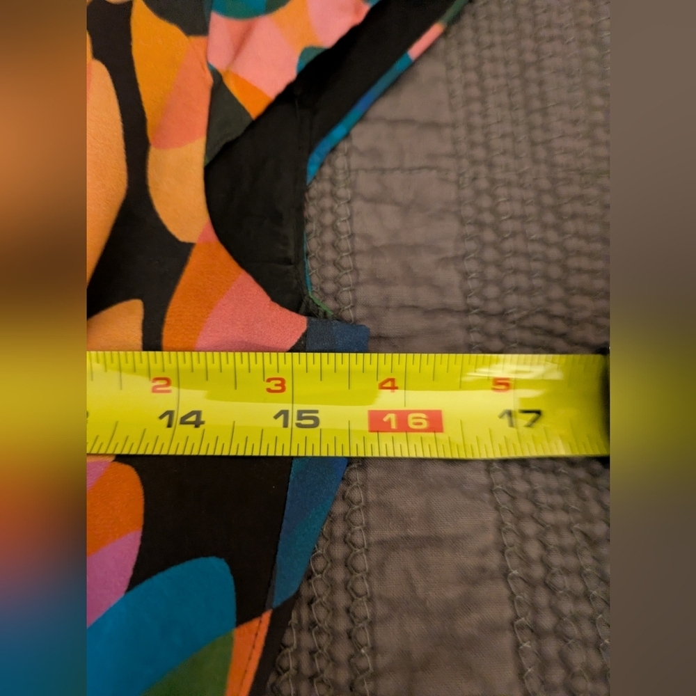 Trina Turk Silk Midi Dress 0 - Picture 10 of 11